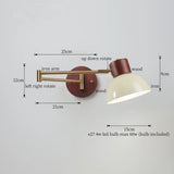 Wandlamp Nordic Wit Pompoen – LED, E27, Draaibare Arm, Moderne Stijl