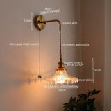 Groene Glas & Koper LED Wandlamp – Vintage Retro Wandverlichting E27