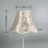 Handgemaakte Stoffen Lampenkap met Kwast – Vintage & Europees Design