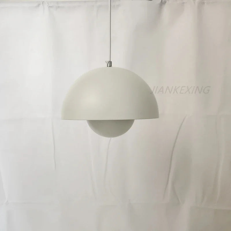 Deense Design Hanglamp – Halfronde Bloemknop LED Pendelarmatuur