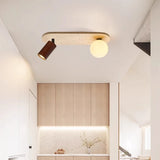 Wabi-Sabi Plafondlamp – Travertin Steen LED Ø12cm/Ø15cm