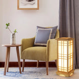 Japanse Houten Vloerlamp – LED Staande Lamp E27 3 Maten