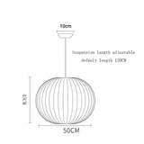 LED Hanglamp Zijde Wit Voor Woonkamer & Hotel