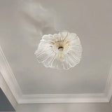 Moderne Plafondlamp Glas Bloem Goud E27 Voor Slaapkamer, Keuken & Hal
