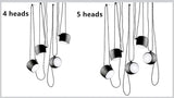 Nordic Hanglamp Drum E27 Aluminium Zwart
