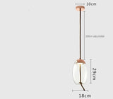 Moderne LED glazen hanglamp – kroonluchter voor woonkamer & keuken