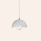 Moderne Nordic Bloemknop Hanglamp – Metaal, LED, E27, Meerdere Kleuren