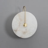 Ronde Marmeren Wandlamp – Nordic Minimalistisch LED Bedlamp