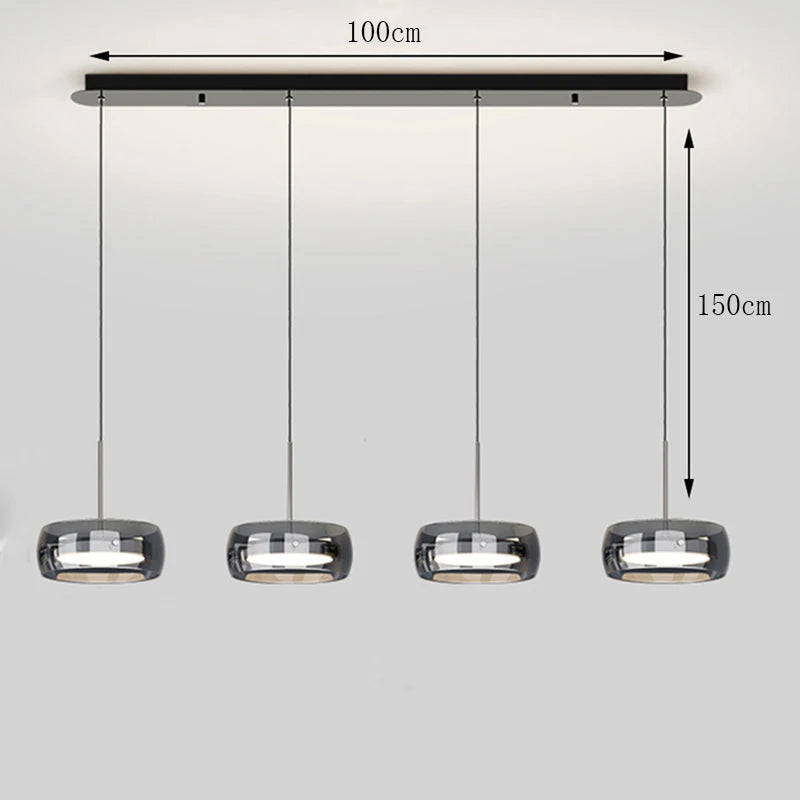 Moderne LED ring hanglamp – dimbare kroonluchter voor woonkamer & eetkamer