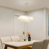 Moderne Stoffen LED Hanglamp – Dimbare Nordic Plafondlamp E27 Wit