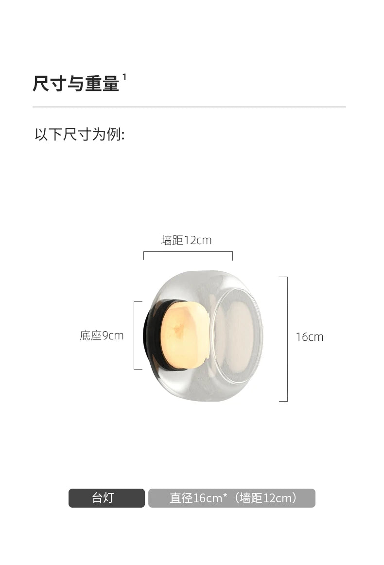 Minimalistische Marmeren Wandlamp – Moderne LED Bedlamp/Grille Design