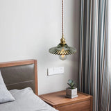 Messing Glas Hanglamp Nordic Vintage E27 Voor Slaapkamer & Café
