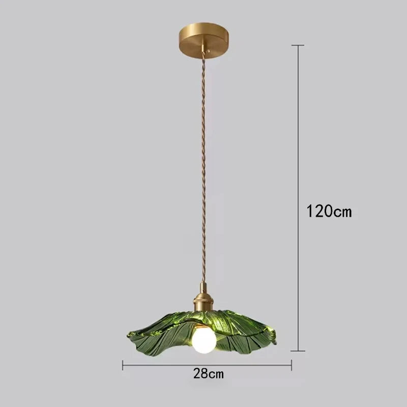 Vintage Bloem Hanglamp Glas E27 Voor Woonkamer, Slaapkamer & Bedside