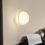 Nordic Wabi-Sabi Wandlamp – Zijde Crème Design Slaapkamerlamp