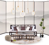 Moderne Marmeren LED Hanglamp – Luxe Slaapkamer & Woonkamer Lamp