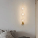 Minimalistische Wandlamp – Grijs Helder Glas & Goud/Zwart Metaal