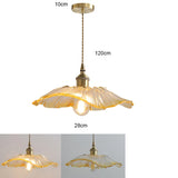 Vintage Bloem Hanglamp Glas E27 Voor Woonkamer, Slaapkamer & Bedside