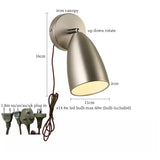 Nordic LED Wandlamp met Lange Arm – Minimalistische Bedlamp Loft
