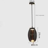 Moderne LED glazen hanglamp – kroonluchter voor woonkamer & keuken