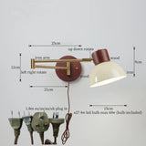 Nordic LED Wandlamp Ivory – Moderne Wandlamp met Trekschakelaar