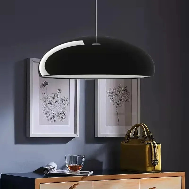 Nordic LED Hanglamp Rond Aluminium Zwart Wit Rood Groen Oranje