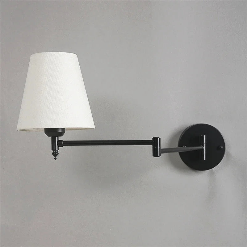 Nordic Wandlamp LED Opvouwbaar Zwart/Goud Voor Slaapkamer & Studie