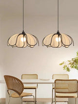 Vintage Lotus Hanglamp Handgeweven E27 Voor Woonkamer & Slaapkamer