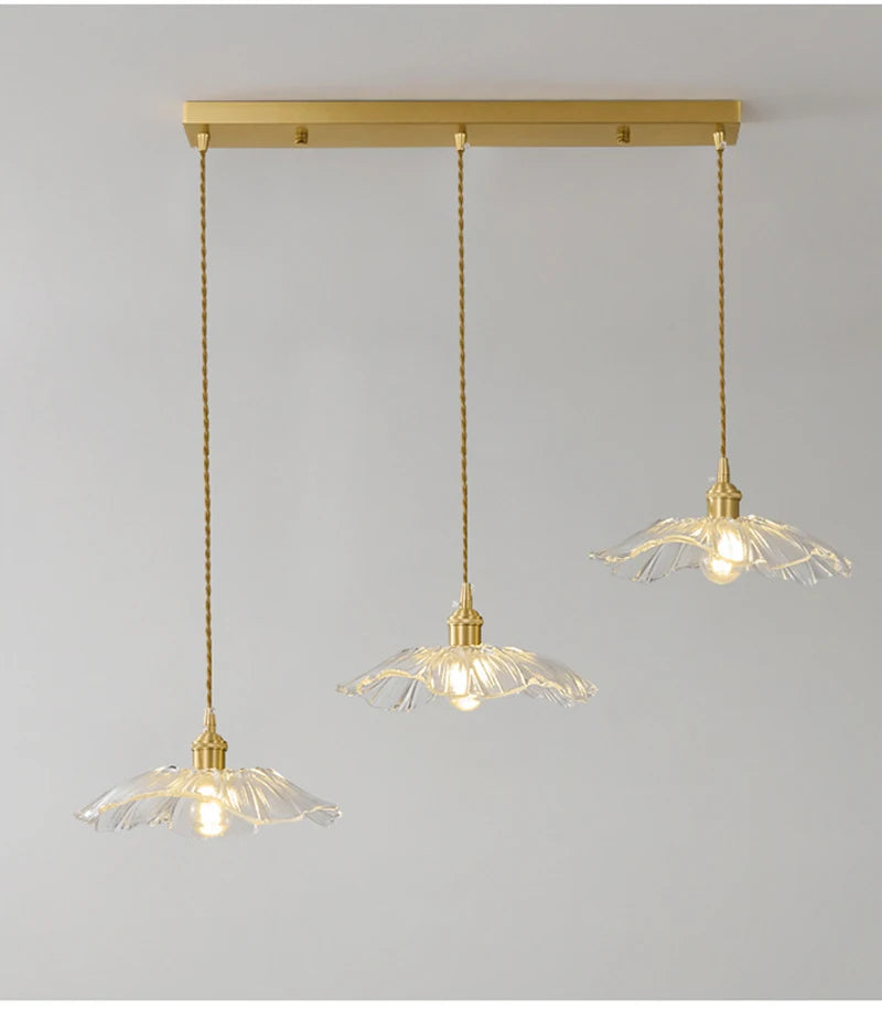 Retro Glazen Hanglamp E27 Voor Woonkamer, Keuken & Eettafel