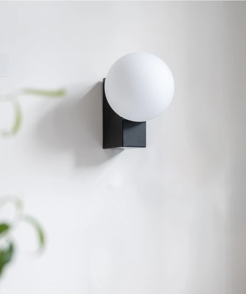 Deense Wandlamp G9 Glasbol Modern Voor Slaapkamer & Foyer