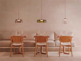 Nordic LED Hanglamp van Glas – Kleurrijke Moderne Plafondlamp
