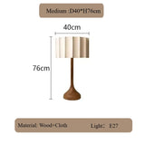Wabi Sabi Vloerlamp Hout – Design Pata De Elefante Lamp LED E27