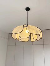 Vintage Lotus Hanglamp Handgeweven E27 Voor Woonkamer & Slaapkamer