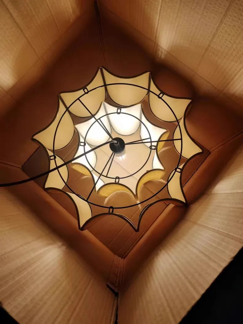 Japanse Wabi Sabi Boheemse Rotan Hanglamp