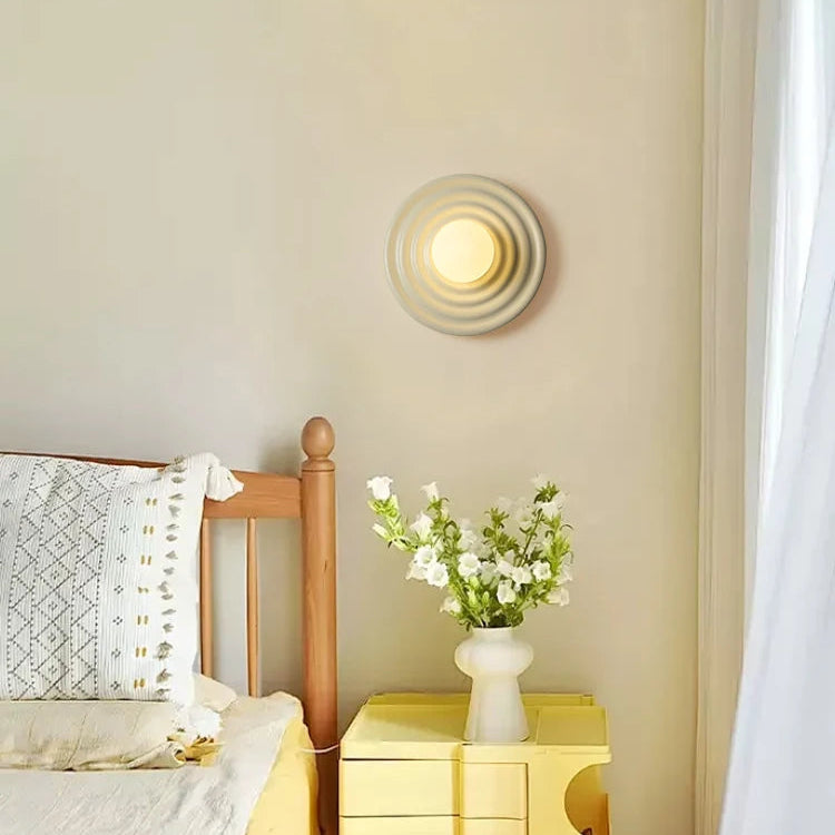 Retro LED Wandlamp Kleurrijk Rond