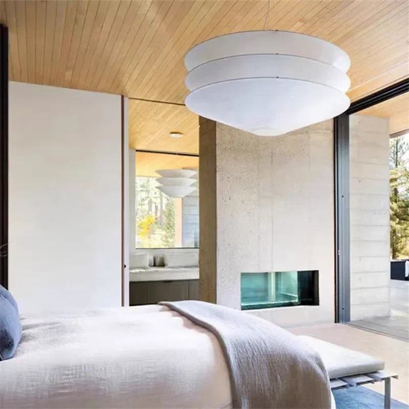 Scandinavische Papieren Hanglamp E27 5-Lichts Voor Woonkamer & Keuken