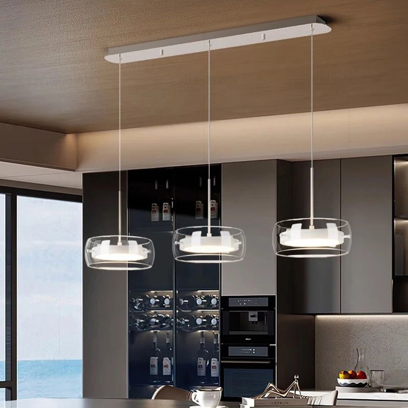 Moderne LED ring hanglamp – dimbare kroonluchter voor woonkamer & eetkamer