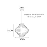 LED Hanglamp Zijde Wit Voor Woonkamer & Hotel