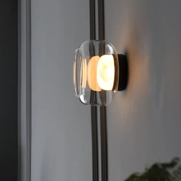 Minimalistische Marmeren Wandlamp – Moderne LED Bedlamp/Grille Design