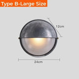 Retro Buiten Wandlamp LED E27 – IP65 Waterdicht Vintage Sconce