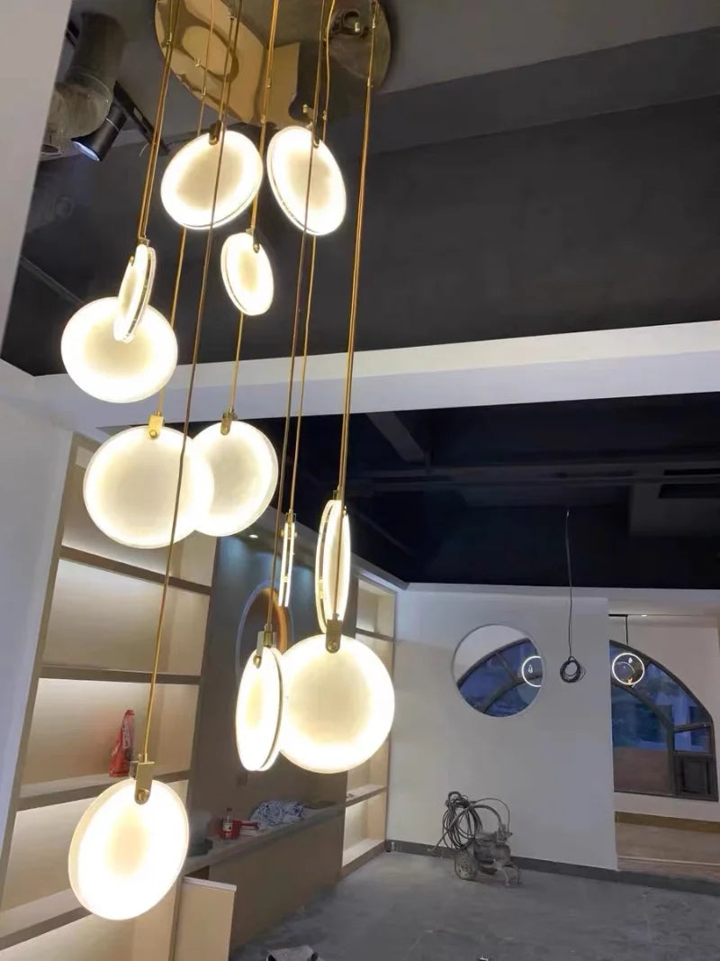 Moderne Marmeren LED Hanglamp – Luxe Slaapkamer & Woonkamer Lamp