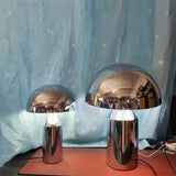 Paddenstoel Tafellamp – Chroom Design – Aluminium E14