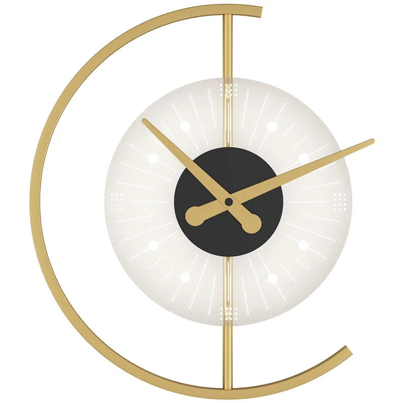 Nordic Clock Wall Lamp