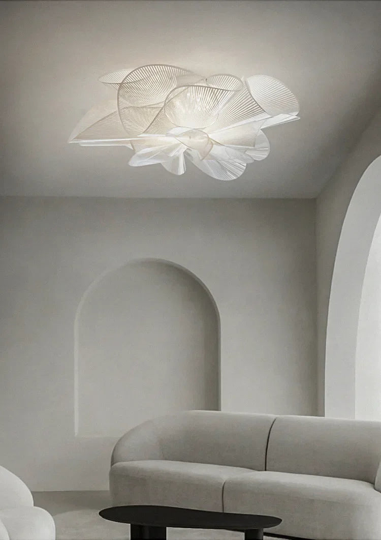 Nordic LED Plafondlamp PVC Zwart/Wit – Moderne Designlamp Slaapkamer