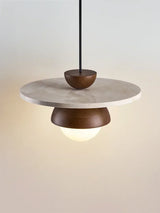 Deense Creatieve LED Hanglamp Walnoothout Voor Slaapkamer & Woonkamer