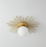 Gouden Plafondlamp – Lotusblad Design LED G9 Ø25/35cm