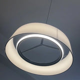 Minimalistische LED Stoffen Hanglamp Rond Voor Eetkamer & Slaapkamer