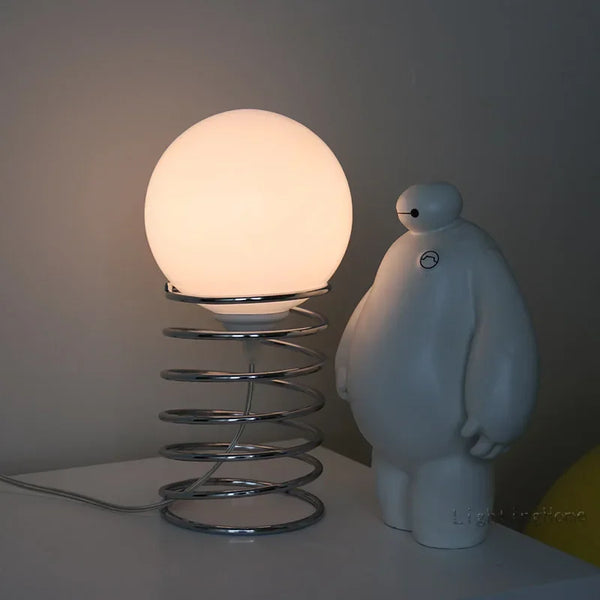 Bauhaus Tafellamp – Vintage Nordic Design Glazen Bedlamp LED