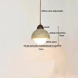 Travertin LED Hanglamp – Japanse Stijl Steen Pendant Light