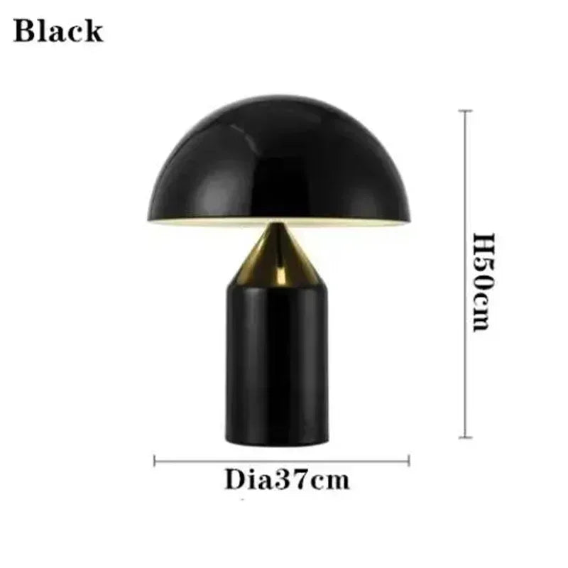 Luxe Moderne Paddestoel LED Tafellamp Nordic E14 Voor Slaapkamer & Studie