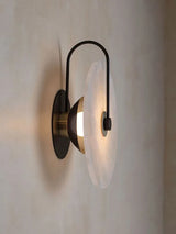 Ronde Marmeren Wandlamp – Nordic Minimalistisch LED Bedlamp